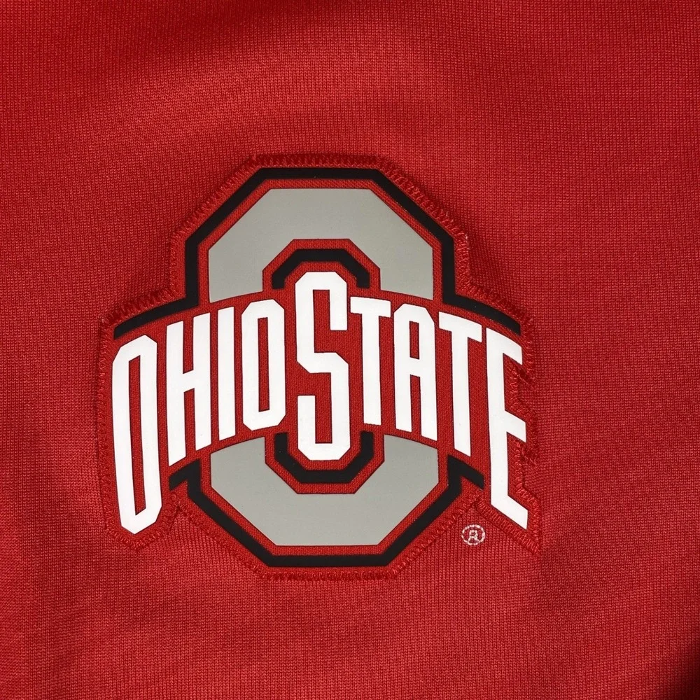 Nike Jacket Mens M Red Ohio State Buckeyes Dri-FIT Full Zip‎ Collegiate Athletic